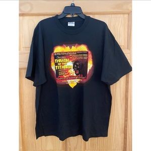 Vintage Heavy Metal Tee Testament Anthrax SOD Exodus 2001 Concert Shirt New XL